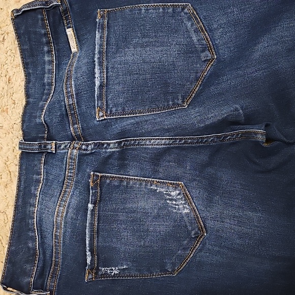 💙Kancan Dark Blue Button Fly Women's Jeans - Picture 7 of 9